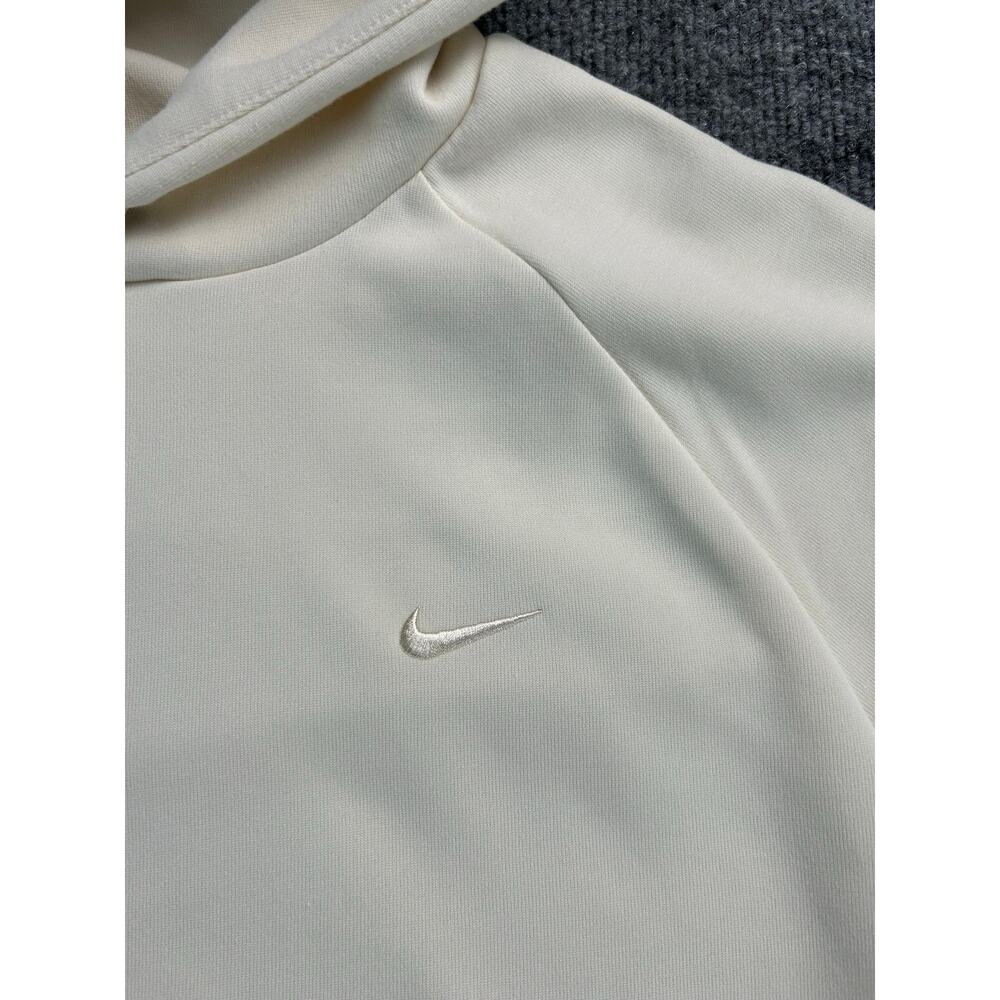 Nike Dri-FIT Pullover Hoodie Women's S Ivory Cream Athletic Training Sweatshirt - Picture 4 of 7